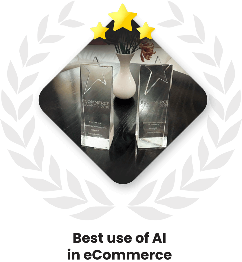 Best use of AI in eCommerce award in personalized recommendations and product bundles